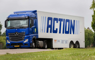 an Action delivery truck