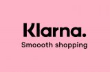 klarna logo on pink background