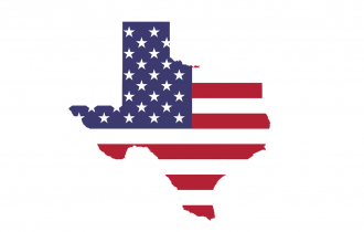 a flag map of texas