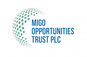 a logo for MIGO Opportunities Trust