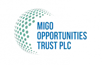 a logo for MIGO Opportunities Trust