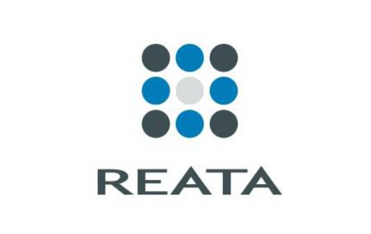 REATA logo - a square of nine dots in grey and blue 230511 bpcr reata