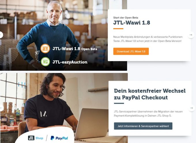 promotional pictures for JTL's software