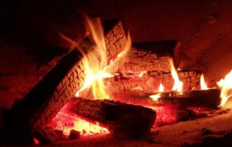 a campfire