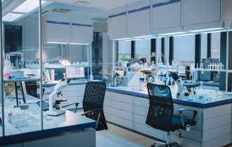 picture of an empty laboratory