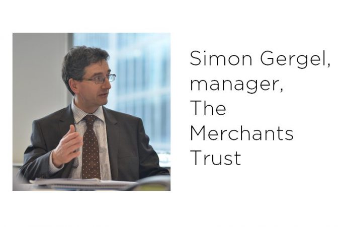 a picture of simon gergel, manager of the merchants trust