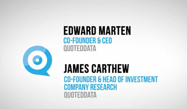 title slide of Ed and James's masterinvestor talk