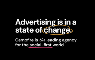 some marketing spiel on a black background