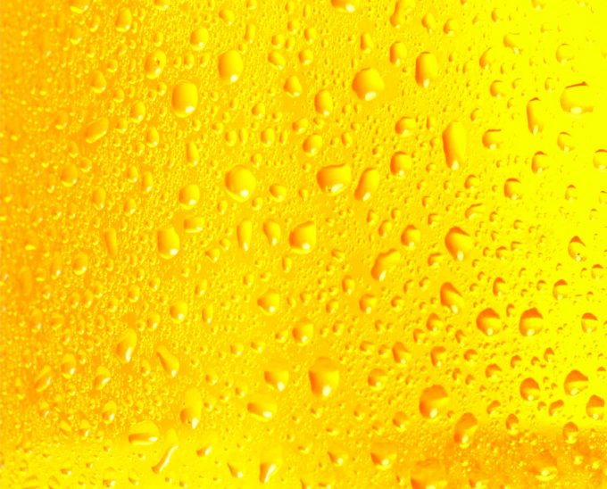 lager - or what looks like it - yellow with bubbles