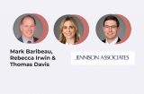headshots of Mark Baribeau, Rebecca Irwin, and Thomas Davis of Jennison Associates