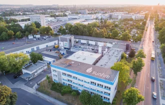 aerial view of Sunfire facility