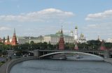 view of Kremlin across a river