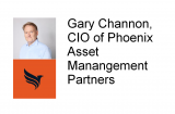 a headshot of gary channon cio of phoenix asset management partners above its logo