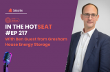 Ben Guest from Gresham House Energy Storage