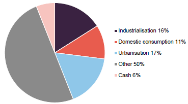 Figure 8 VNH portfolio by theme as at 31 December 2025